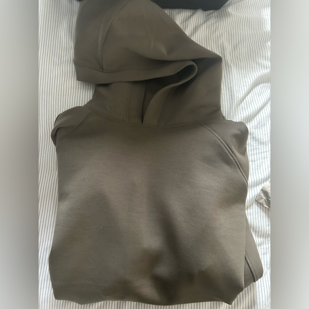 Army green hoodie